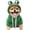 Green, variant on TECHMILY Pet Clothes Dog Hoodies Warm Sweatshirt Coat Puppy Autumn Winter Apparel Jumpsuit