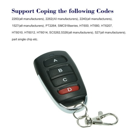 4 Buttons Touch Switch Copying Transmitter Cloning Duplicator