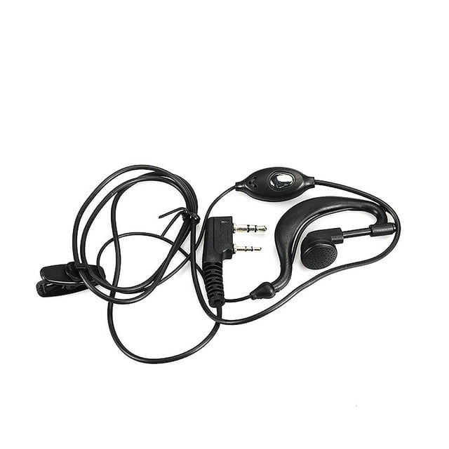 Youkk PTT Earpiece Earphone Interphones Mic For UV-5R Plus BF-888s Two Way Radio K Type 1Set