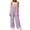 Purple, variant on Women's Jumpsuits Casual Loose Wide Leg Fashion Strapless Pants Romper,,L