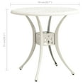 thumbnail image 6 of vidaXL Patio Table Outdoor Dining Table Garden Porch Furniture Cast Aluminum, 6 of 36