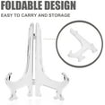 thumbnail image 2 of 12 Pcs Chevalet en Plastique Support de Planche Chevalet Photo (Transparent), 2 of 7