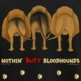 thumbnail image 3 of CafePress - Nothin' Butt Bloodhounds Women's Dark Pajamas - Women's Short Sleeve Print T-Shirt and Pants Dark Cotton Pajama Set, 3 of 7