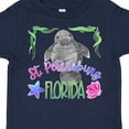 thumbnail image 4 of Inktastic St. Petersburg Florida Cute Swimming Manatee Boys or Girls Toddler T-Shirt, 4 of 5