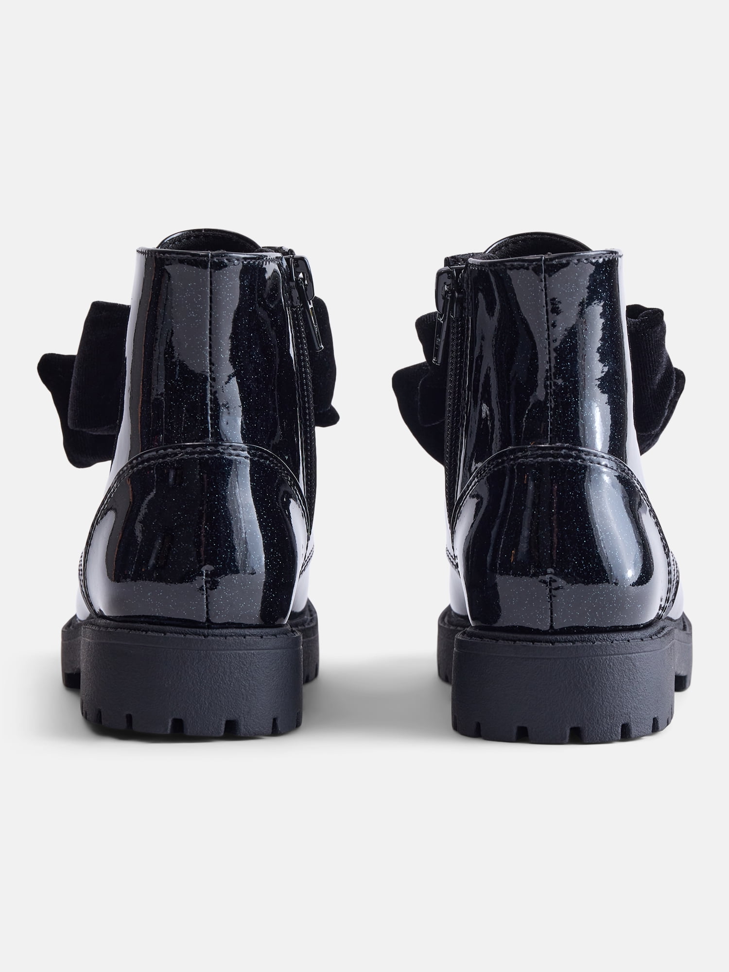 Wonder Nation Baby and Toddler Girls Bow Combat Boots