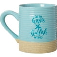 thumbnail image 2 of Cape Shore Sandy Mug 'Salty Kisses' Starfish Coffee Tea Cup (15 oz) Beautiful Design for the Beach or Ocean Lover's Favorite Hot Beverage at Home or in the Office - Great Birthday and Christmas Gift, 2 of 2