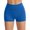Blue, variant on Yoga Shorts Women's Fashion Solid Leggings Slim High Waist Sport Yoga Short Pants Gym Shorts Women AG L