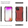 thumbnail image 4 of ExoGuard For iPhone 14 Case, Phone Case with Screen Protector and Kickstand (Red), 4 of 7