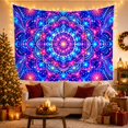 thumbnail image 3 of Luminous Mandala in a Starry Cosmic Field, Mystical Psychedelic for Meditation Enthusiasts, Geometric Wall Art, Housewarming Gift, Tapestry Wall Hanging for Bedroom and Studio, 3 of 7