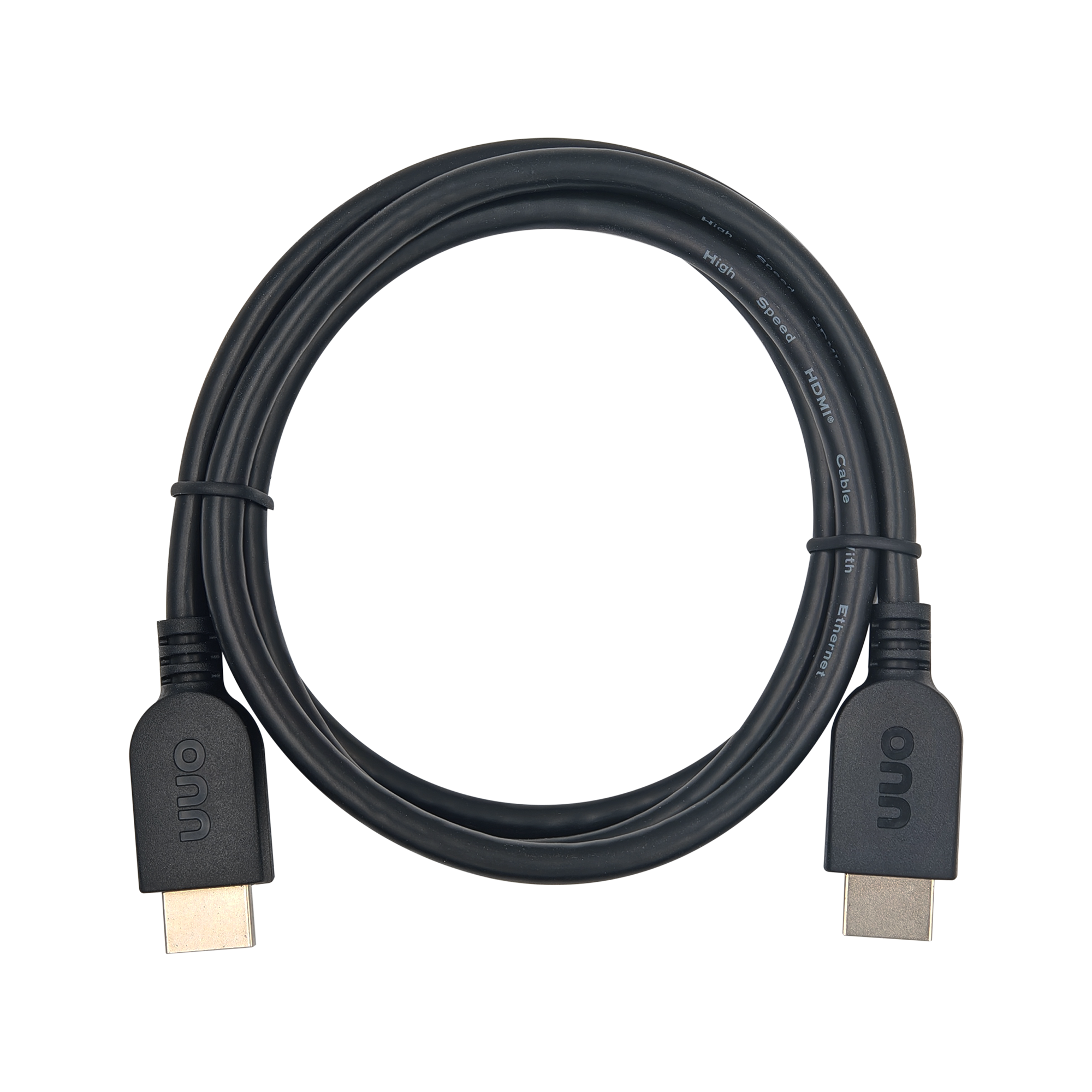 Onn 4 Ft HDMI Cable, Black photo 1
