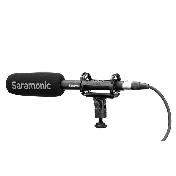 Micrófono Shotgun Saramonic T3 Pro 28 cm Cardioide Batería Li-Ion