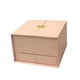 thumbnail image 3 of Caja de regalo vacía para arreglos florales, 25 x 23,5 x 15,5 cm, de cartón, multiusos. Rosa, 3 of 9