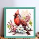thumbnail image 2 of Hilo Algodón Ecológico Bordado Punto Cruz Cardenales Con Flores Estampadas 18 Quilates, 2 of 9