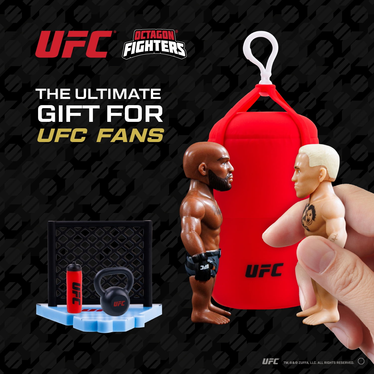 UFC 3 Inch Mini Articulated Action Figures Punching Bag
