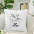 thumbnail image 2 of MKHERT Unicorn And Magic Pillow Covers Pillowcase Throw Pillows 18x18 inch, 2 of 2