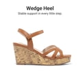 thumbnail image 3 of DREAM PAIRS Girls' Wedge Heel Sandals with Adjustable Strap, Non-Slip Sole Dress Sandals for Kids, 3 of 6