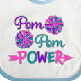 thumbnail image 4 of Inktastic Pom Pom Power Cheerleader Boys or Girls Baby Bib, 4 of 4