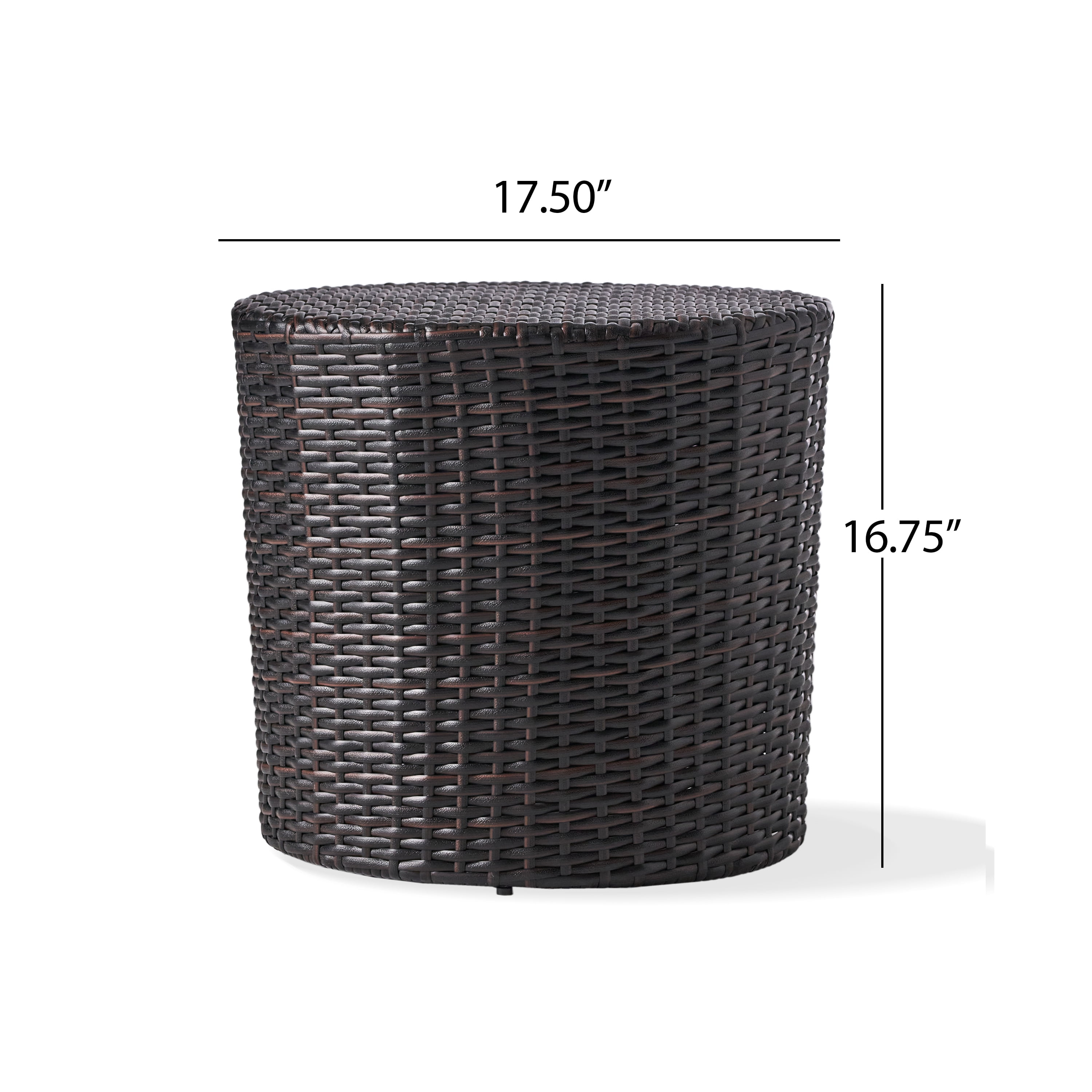 Julia Outdoor 3 Piece Wicker Stacking Chair Chat Set, Multibrown