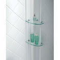 thumbnail image 3 of DreamLine 40 in. x 40 in. x 76 3/4 in. H Neo-Angle Shower Base and QWALL-4 Acrylic Corner Backwall Kit in White, 3 of 12