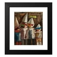 thumbnail image 2 of Tadeusz Makowski 12x14 Black Modern Framed Museum Art Print Titled - Carnival of Children with a Flag (1930), 2 of 5