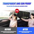 thumbnail image 3 of Car Side Window Sun Shade Covers Magnetic Blackout Curtains for Baby with UV Rays Protection Breathable Mesh Screen Shade, 3 of 5