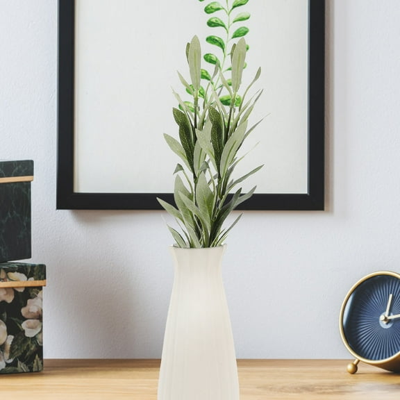 Raindrops 3pcs Fake Branches Picks Vase Inserts Fake Branches Lifelike Artificial Plant Decors Desktop Plastic Plants Decorative Olive Branches