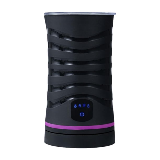 Espumador de leche eléctrico,Espumador de leche eléctrico Espumador de leche caliente y fría,Máquina automática de espuma caliente y fría para café,Calentador de leche para latte