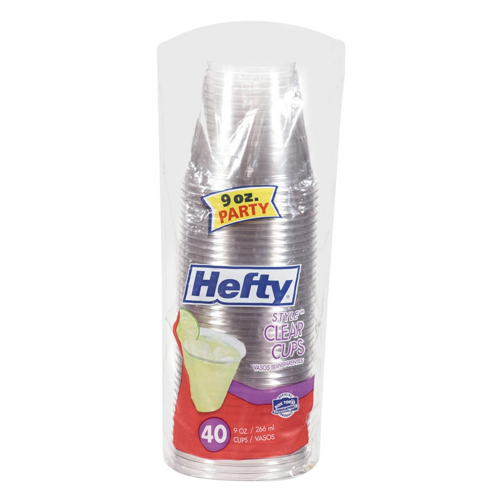 Hefty Deluxe Clear Cups, 10 Oz, 36 Count