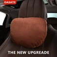 thumbnail image 2 of OASATE - Almohada para reposacabezas de coche 2.0, soporte para el cuello, asiento de coche, diseño Maybach, clase S, suave, universal, ajustable, para el cuello y la cintura, 2 of 5