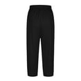 thumbnail image 5 of HAiming Capris Pants for Women Summer Low Rise Drawstring Elastic Waist Causal Yoga Pant Jogger Trousers with Pockets, 5 of 7