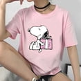 thumbnail image 4 of Camiseta de Snoopy para hombre y mujer, ropa de dibujos animados para adultos, figura de Anime, regalo familiar, novedad, 4 of 5