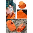 thumbnail image 4 of Saco de dormir de PE para viajes al aire libre, saco de dormir de emergencia, aislamiento térmico, impermeable, naranja, saco de dormir de primeros auxilios, 91x213cm ER, 4 of 5