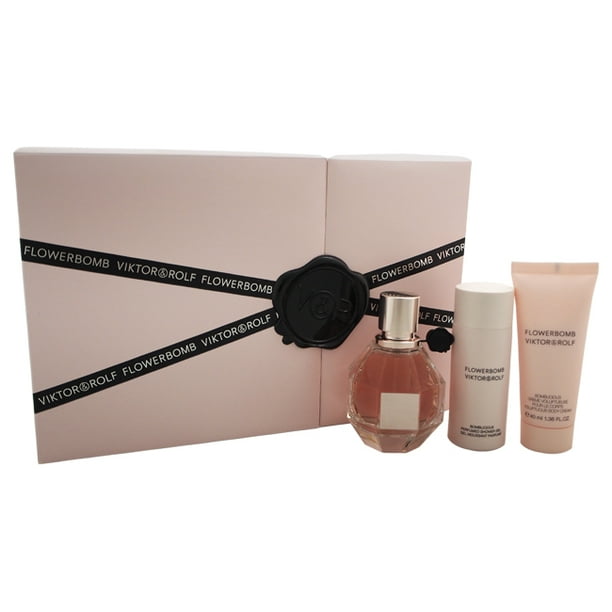 Viktor Rolf Viktor Rolf Flowerbomb Perfume Gift Set For Women 3 Piece Walmart Com Walmart Com