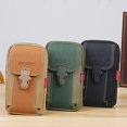 thumbnail image 1 of maskred Male Card Holder Bags Leather And Large Capacity For All Essentials Exquisite Craftsmanship black+longitudinal, 1 of 6
