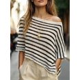 thumbnail image 4 of Top Tejido Calado Naranja, Cuello Barco, Estilo Verano Casual, 4 of 25