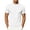 *White, variant on VBVC Men's Mock Neck Short Sleeve T Shirt , Casual Soft Stretchy Basic Tee For Men,Beige,S-2XL