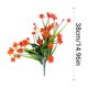 thumbnail image 1 of Simulación de arreglo floral de pasto primaveral y camelia con diseño de 7 ramas para decoración interior y exterior, plantas verdes de bajo mantenimiento para el hogar y estilismo de eventos., 1 of 5