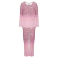 thumbnail image 5 of Tnhcen Spring Long Sleeve Pajamas For Women Set Casual Sleepwear Outfits Loose Top And Pants Pjs Nightwear, 5 of 5
