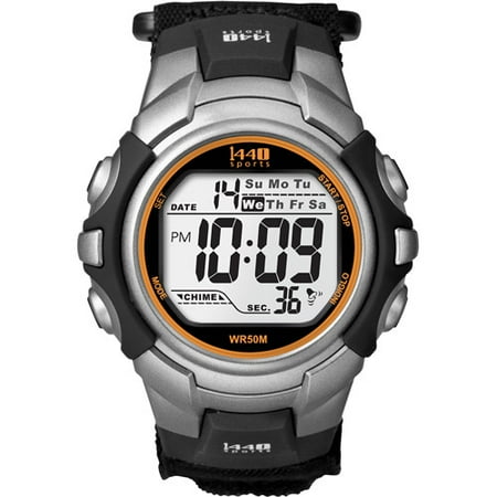 Timex Men's 1440 Sports Watch, Black Nylon Strap
