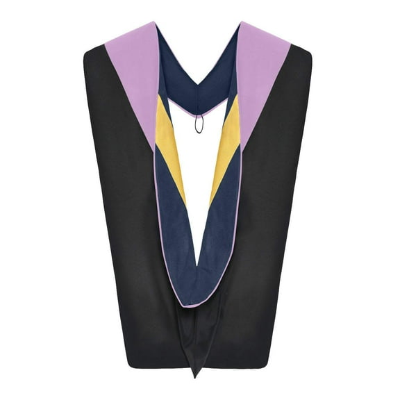 Endea Graduation Doctoral Hood For Dentistry - Lilac/Navy Blue/Gold