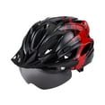 thumbnail image 2 of LOVIVER Bike Helmet Modern Bicycle Helmet for Skateboarding Commuting Inline Skating Black Red, 2 of 8