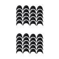 thumbnail image 3 of Justharion 20 Pieces Sewing Shoulder Pads for Enhancing Shirt Comfort Black S 2Set, 3 of 6