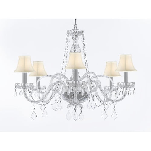 Harrison Lane Venetian Style 6 Light Crystal Chandelier Com Harrison Lane Venetian Style 6 Light, Harrison Lane Venetian Style Crystal 12 Light Chandelier