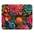 thumbnail image 2 of Mouse Pad SVART de Superficie Suave, base antideslizante, con diseño orginal de Flores 3D, Diseño16, 22*18 cm, 2 of 4