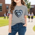 thumbnail image 6 of Piuwrlz Girl Graphic Shirts Tops Girls Short T-Shirts Sleeve Pullover Gray Size 5 Years, 6 of 10