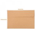 thumbnail image 6 of 50Pcs Invitation Card Blank Brown Paper Envelope Paper Set Retro Style Suitable For Christmas Valentine's Day And Other Festival, 6 of 8
