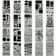 thumbnail image 2 of Plantilla de juego de bolígrafos de colores, bloc de notas de plástico, suministros para álbumes de recortes, plantilla de dibujo DIY, 2 of 6