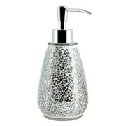 Better Homes & Gardens Grey Glimmer Mosaic Glass Lotion Pump