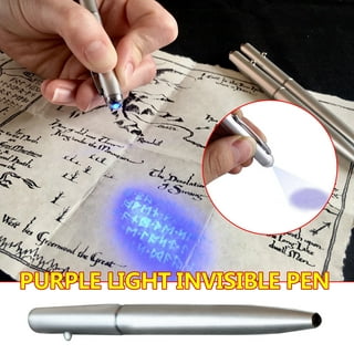SCStyle Invisible Ink Pen 28Pcs Latest Spy Pen with UV Black Light