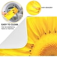 thumbnail image 2 of FREEAMG Dish Drying Mat Big Sunflower Absorbent Dry Mats for Dishes Draining Pad for Kitchen Countertop 16" x 18", 2 of 7